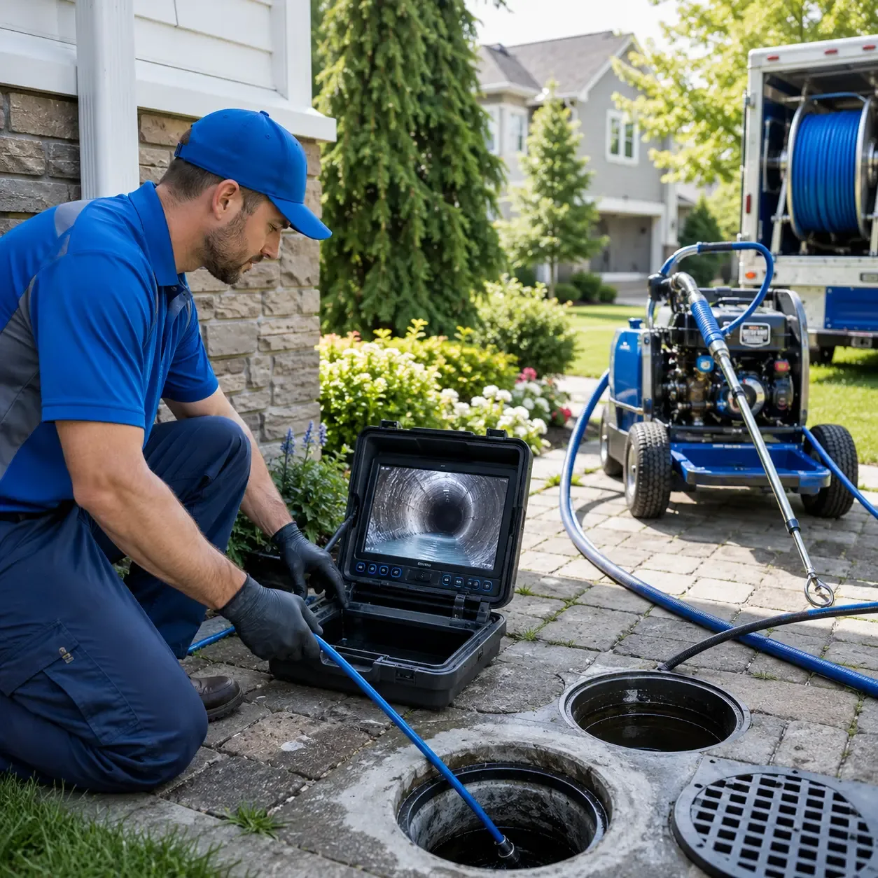 Outdoor drain cleaning professionals serving Mount Carmel, PA